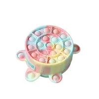 Süße Tasche Zappeln Spielzeug Push It Tier Bubble Münze Geldbörse Regenbogen Fingerblasen Aufbewahrungstaschen Sensorische Squeeze Dekompression Geschenk