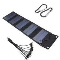 Storage Bags 15W Foldable USB 5V Solar Panel Cells Portable Waterproof Charger Outdoor Mobile Power For Camping Hiking
