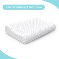 US Stock Foam Memory Foam cuscino, cuscini cervicali per dolore al collo, supporto contorno ortopedico per schiena, stomaco, dormienti laterali, dormire, certipur-us, regina A09