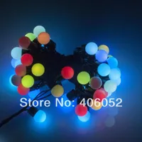 Światło ciągu piłki 5m 50led 220 V Mini Globe Lighting Hi-Q Wodoodporne Dekoracyjne Choinki Party LED Paski LED