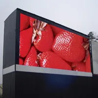 Shenzhen Outdoor Matrix LED Panel Yüksek Parlaklık P8 P10 Tam Renkli Video Duvar Reklam Ekranı Ekran