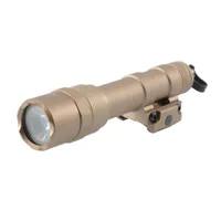 M600B التكتيكية الكشفية ضوء كري led الأبيض ضوء الصيد بندقية مصباح يدوي مع 20 ملليمتر ويفر السكك الحديدية جبل
