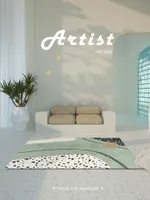 Carpets Terrazzo Carpet Bedroom Living Room Original Design Nordic Sofa And Tea Table Floor Mat Ins Bedside Blanket Simple