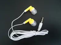 Earphones Headset 3.5mm Plug Disposable Earbuds for School Gift Museum Concert MP3 MP4 Mobile Phone yy28
