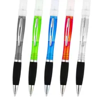 2021 Mini Sprayer Desinfektion Pen Metal Clip Tomt Tube Refillerbar Parfym Alkohol Hand Sanitizer Spray Pen