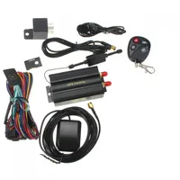 Coche GPS Accesorios Tracker Cortado de aceite Dispositivo de seguimiento de tiempo real Control remoto Auto Vehículo TK103B Carga de datos