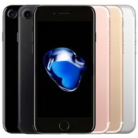 Восстановленный оригинальный Apple iPhone 7 4,7 дюйма отпечатков пальцев IOS A10 Quad Core Core 2GB RAM 32/128 / 256GB ROM 12MP разблокирован 4G LTE Smart Phone Free DHL 5 шт.