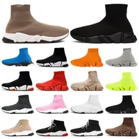Üst Rahat Ayakkabılar 2.0 Çorap Erkek Bayan Lüks Tasarımcıları Siyah Beyaz Bej Graffiti Mavi Pembe Spor Sneakers Plaform Boyutu 36-45