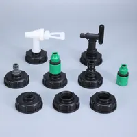 Watering Equipments High Quality S60 6 IBC Tank Adapter Plastic Garden Tap Valve Irrigation Connector Water Fittings