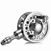 Baitcasting Reels Fishing Rod End Wheel Reel Safe For Big Fishes Speed Ratio 1:1 Thread Goes Inside Pole 103g
