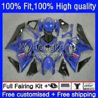 Injection Mold Fairings For SUZUKI GSX-R1000 GSXR1000 K5 2005-2006 Blue&flames Bodywork 26No.28 GSXR 1000 CC 1000CC 05 06 GSXR-1000 2005 2006 Motorcycle OEM Bodys