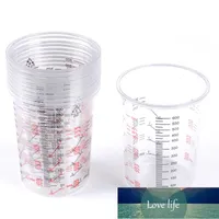 600ml Transparent Plastic Paint Cup Hersteller Food Grade Messung Gedruckte Skala PP-Formel proportional
