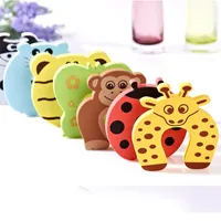 New Care Child kids Baby Animal Cartoon Jammers Stop Door stopper holder lock Safety Guard Finger 840 X2