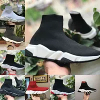 도매 2021 스피드 트레이너 블랙 레드 럭셔리 높은 캐주얼 양말 신발 남성 여성 저렴한 패션 파리 디자이너 운동화 고품질 EUR36-45 F13