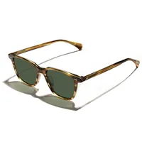 Vintage Spolaryzowane Okulary Driving Fishing Eyeglass Mężczyźni i Kobiety Retro Wyczyść Kwadratowy Kwadratowy Uchwyt Na Okulary przeciwsłoneczne Z Case X0803