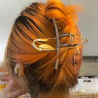 Clipes de cabelo Barrettes GOTH PIN DIY CLIP PARA MULHERES METAL METAL COLOTE VINTAGE MATHE