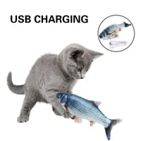 Katzenspielzeug Haustierspielzeug USB-Aufladung künstlicher Fisch sicher nicht toxisch und langlebig, um die Stimmung zu lindern