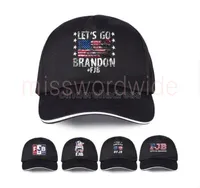 DHL Parti şapkaları Noel Git Lets Brandon FJB Baba Beanie Cap Baskılı Beyzbol Kapaklar Yıkanmış Pamuk Denim Ayarlanabilir Şapka MDC13