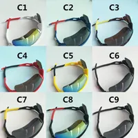 Occhiali da sole per biciclette di marca per uomo Sport da ciclismo Abbagliante occhiali da vista all'aperto rivestimento da donna occhiali da sole