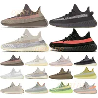 Kutu 2021 Kanye West V2 Koşu Ayakkabıları Yecher Kül Taş Kil Toprak Çöl Adaçayı Karbon Kilit Kadın Erkek Spor Sneakers 36-47 3 #