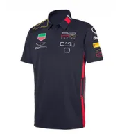 F1 Takım Sürümü Araba Fan Yarışı Takım Elbise Erkekler Ve Kadınlar Yaz Kırmızı Kısa Kollu Tişört Araba Fan Araba Hızlı Kurutma Giyim Tulum Polo Customizat