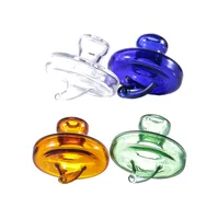 Smoking UFO glass Carb Cap Hat Style Dome for Thermal Nails Dabber Glass Bongs Dab Oil Rigs