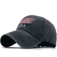 男性女性スナップバック帽子陸軍アメリカの旗骨トラック高品質ゴーラのためのファッションアメリカの迷彩野球帽