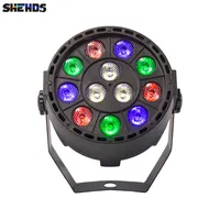 Shehds Sahne Işıkları 12x3 W RGBW Disko DJ Projektör Makinesi Parti Dekorasyon Otel Için DMX512 ile LED Par Aydınlatma
