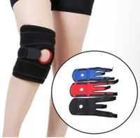 Protector de la almohadilla de la rodilla deportiva ajustable Absorción de golpes de silicona para montar calidez