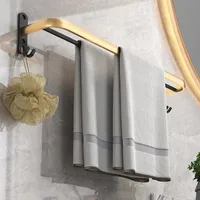 Stojaki na ręczniki Peisi Montowany na ścianie stojak na wieszak hak w łazience organizator szelf w zestawie akcesoria
