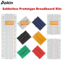Circuiti integrati Solderless Prototipo PROTOTIPO Breadboard 830/400/170 Kit mini punto modulare per Arduino FAI DA TE