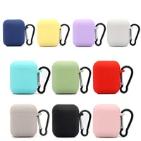 Origin Soft Silicone For Apple Airpods 1 2 Protective Case Bluetooth Wireless Earphone Cover Apple air pods Charging Box case
