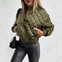 여자 패션 짧은 재킷 여성 솔리드 컬러 코트 코트 여성 격자 무늬 캐주얼 outwear 자켓 크기 S-2XL