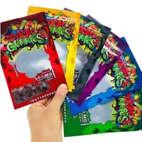 6 типов 500 мг Dank Gummies Mylar Bag Koko Nuggz лечит конфеты Лекарственная упаковка Chakles errlli lol Edibles