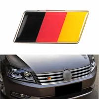 Universal German Flag Front Grille Bumper Car Sticker Emblem Badge för VW / Audi / Honda / Benz