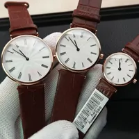 Мужские часы кварцевые движения Sapphire кожаный ремешок 38 мм 33 мм 24 мм дополнительная жизнь водонепроницаемый дизайн часы Montre de Luxe стилей
