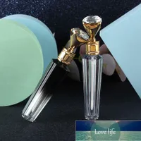 5 unids 3 ml Tapa de diamante de plástico Lip Blloss Tube DIY Lip Lip Gloss Contenedores Botella Vacío DIY Cosmético Contenedor Herramienta Maquillaje Organizador