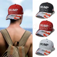 Snapbacks Trump Hat Camouflage Cap Baseball Caps Amerika Great Hat 2024 USA VD Val Val Amerikanska Broderi Brev Utskrift Sol Hip Hop Hats Peaked MDC13