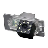 Bil bakifrån Kameror Parkeringssensorer 8 LED 4 Kamera Omvänd Backup CCD för X1 E84 F48 X3 X5 X6 3ER E39 E46 E60 E61 E62 E90 E91 E92 E53