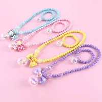 Girls Colliers Pendentifs Bijoux Enfants Accessoires pour enfants Bracelet de perle pour enfants Conch Love Princess