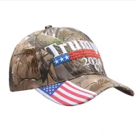 Donald Trump Bordado 2024 Cap Camuflagem EUA Bandeira Bonés de Baseball Mantenha a América Grande Novamente Presidente do Snapback
