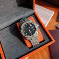 2022 Bamford Men's Watch Autom￡tico Mec￢nico Swiss SW200-1 Movimento 43mm Sapphire Anti-Glare Glass Titanium Case de tit￢nio