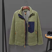 Designer mens patagoniaa jaqueta grosso quente aquecer clássico retrô antumn inverno casal modelos cordeiro cashmere casaco de lã homens mulheres roupas de alta qualidade