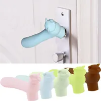 Party Favor Baby Child Safety Doorknob Handle Cover Pad Guard Protector Silicone Cartoon Pig Wedding Birthday Decoration Gift
