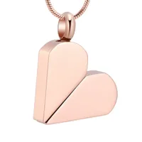 RotaTable Magic Hanger Square / Heart Shaped Cremation Jewelry Souvenir Gift Memorial Necklace voor Ashes