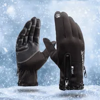Gants de neige unisexe Vélo d'hiver Moto en plein air Femmes pour écran tactile Everablefil Sold Slip 220301