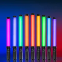 RGB Flash Heads RGB Rechargeable Handheld Portable USB Handle Adjustable Video Light Wand Colorful Live Led Photography Selfie Fill Light Stick