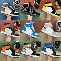 1 1 Süt Üniversitesi Mavi Erkekler Açık Ayakkabı Yeni Başlangıçlar Fragman Polen Yüksek Karanlık Mocha Seafoam UNC Işık Duman Gri Chicago Toe Büküm Kadın Sneakers