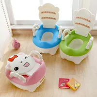 Portable Baby Pot For Children Potty Training Toilet Seat Baby Potty Infant Cow Comfortable Backrest Children Cartoon Cute Pot 1600 Y2