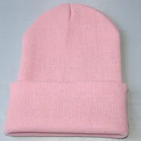 Ball Caps 2021 Men Women Fashion Knit Baggy Beanie Oversize Winter Hat Ski Knitted Cap Woman Solid Color Hip Hop Boys Girls